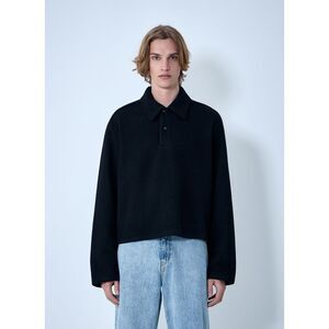 Rier Men Wool Blend Polo Sweater